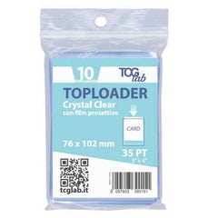 Toploader Crystal Clear con Film Protettivo