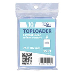 Toploader Crystal Clear con Film Protettivo
