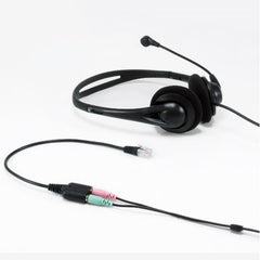 EQUIP - ADATTATORE AUDIO da RJ9 a 3.5mm (per Cuffie/Auricolari)