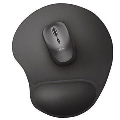TAPPETINO/MOUSEPAD ERGONOMICO CON POGGIAPOLSO - TRUST BIGFOOT - NERO