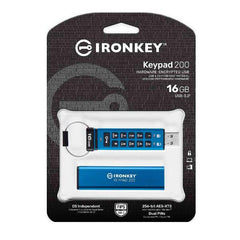 Kingston - IronKey Keypad 200 16GB