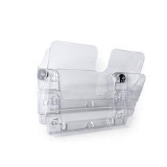 ESPOSITORE DA PARETE FLEXIPLUS 2 A4 ORIZZONTALE MAGNETICO - TRASPARENTE