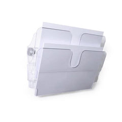 ESPOSITORE DA PARETE FLEXIPLUS 2 A4 ORIZZONTALE MAGNETICO - TRASPARENTE