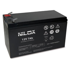 NILOX TECH - Batteria di ricambio per UPS, capacità 7Ah, tensione 12V