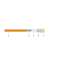 CAVO S/FTP CAT.7 DCA ARANCIO 1000M