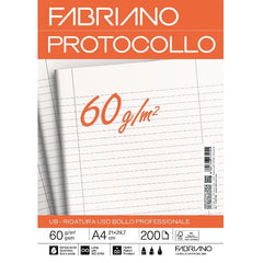 CARTA PROTOCOLLO A4 60g 200ff - RIG USO BOLLO