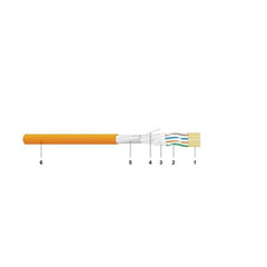CAVO F/FTP CAT.6A B2CA ARANCIO 1000M
