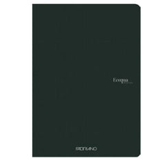 Fabriano - Ecoqua Original: quaderno punto metallico A4, 40 fogli color Royal Green