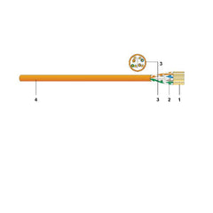 DATWYLER - Cavo U/UP6 CAT.6 CCA ARANCIO 305 MT