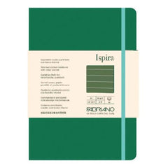 Fabriano - Quaderno a ispira soft lines A5, 70 fogli color green