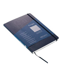 Fabriano - Quaderno ecoqua plus stitch lines a5, 80 fogli color dark blue
