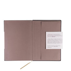 Fabriano - Quaderno a ispira hard lines A5, 96 fogli color brown