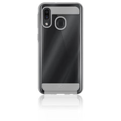 AIR ROBUST - Cover Ultra protettiva in TPU trasparente e finiture colore trasparente opache bordi rialzati compatibile con Samsung Galaxy A20e