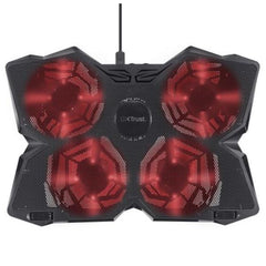 SUPPORTO/RIALZO CON 4 VENTOLE DI RAFFREDDAMENTO PER LAPTOP FINO 17.3" - TRUST GXT 278 YOZU - NERO