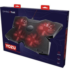 SUPPORTO/RIALZO CON 4 VENTOLE DI RAFFREDDAMENTO PER LAPTOP FINO 17.3" - TRUST GXT 278 YOZU - NERO