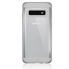AIR ROBUST - Cover Ultra protettiva in TPU trasparente e finiture colore trasparente opache bordi rialzati compatibile con Samsung Galaxy S10