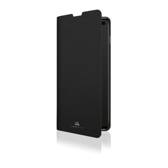 BOOKLET - Custodia a libro in pelle sintetica colore nero, funzione stand slot per carte e chiusura magnetica compatibile con Samsung Galaxy S10