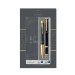 Urban Muted Black GT Penna Stilografica + Penna Pen in a Gift Box