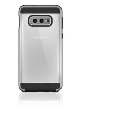 AIR ROBUST - Cover Ultra protettiva in TPU trasparente e finiture colore nero opache bordi rialzati compatibile con Samsung Galaxy S10e