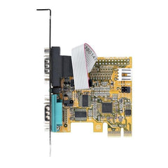 Scheda Seriale PCI Express a 2 porte; Scheda di interfaccia seriale da PCIe a RS232 (DB9)