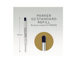 Parker - Quinkflow ricariche per penne a sfera punta media  inchiostro