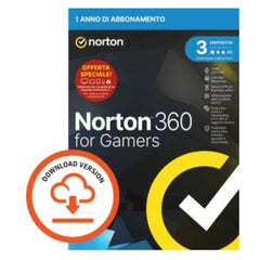 Norton 360 for GAMERS 2023 ATTACH - 3 Dispositivi 12 Mesi 50GB - ESD