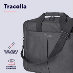 BORSA LAPTOP/NOTEBOOK FINO A 16" - TRUST PRIMO NERO