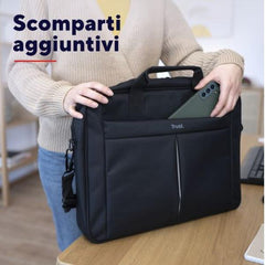 BORSA LAPTOP/NOTEBOOK FINO A 16" - TRUST PRIMO NERO
