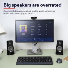 SET ALTOPARLANTI SPEAKERS 2.0 36W PICCO (18W RMS) CON INGRESSO JACK 3,5MM - TRUST TYTAN 2.0 - NERO