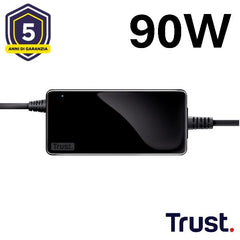 ALIMENTATORE/CARICABATTERIA UNIVERSALE LAPTOP/NOTEBOOK 90W - TRUST PRIMO - NERO