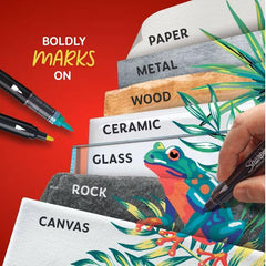 SHARPIE ACRYLIC CREATIVE MARKER PUNTA A PENNELLO - RED