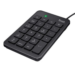 TASTIERINO NUMERICO CABLATO 145CM - TRUST XALAS - NERO