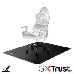 TAPPETO SOTTOSEDIA PROTEGGI PAVIMENTO 120 x 99 CM PER SEDIA CON RUOTE - TRUST GXT 715 NERO