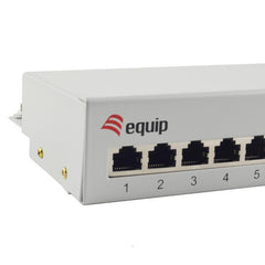 EQUIP - PATCH PANEL 12-PORTE CAT.6 Desktop, Grigio Chiaro