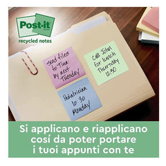 Foglietti Post-it® - Carta riciclata