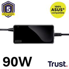 ALIMENTATORE/CARICABATTERIA ASUS UNIVERSALE LAPTOP/NOTEBOOK 90W - TRUST MAXO - NERO