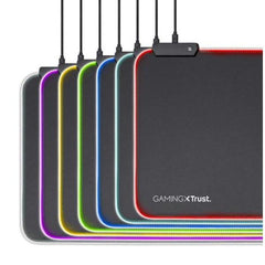 TAPPETINO/MOUSEPAD ILLUMINATO RGB - TRUST GXT764 MISURA 930x300 - NERO