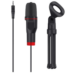 MICROFONO GAMING CABLATO USB E JACK 3,5MM 1,8M SUPPORTO TREPPIEDE - TRUST MICO - NERO