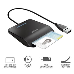 PRIMO LETTORE DI SMART CARD (TIPO TESSERA SANITARIA) - NERO