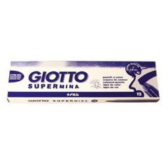 GIOTTO Matita colorata Supermina verde fluo – 12 pezzi