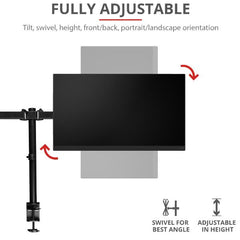 SUPPORTO PER 2 MONITOR FINO A 32" - TRUST GXT1120 MARA