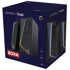 SET GAMING ALTOPARLANTI SPEAKERS 2.0 12W PICCO (6W RMS) ILLUMINATI LED RGB - TRUST GXT609 ZOXA RGB