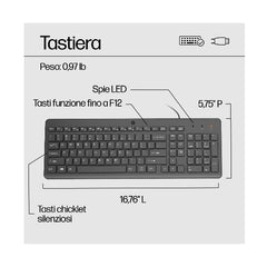 Tastiera e mouse HP 150 Wired