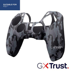 CUSTODIA ANTISCIVOLO SKIN IN SILICONE CONTROLLER PLAYSTATION 5 PS5 - TRUST GXT748 - CAMOUFLAGE/GRIGIO