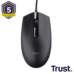 MOUSE CABLATO 160CM - 1200DPI - TRUST B2B TM-101- NERO