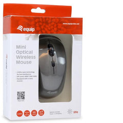 EQUIP - MINI MOUSE OTTICO WIRELESS 1600DPI Grigio