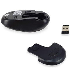 EQUIP - MOUSE OTTICO WIRELESS COMFORT 1200DPI (Nero)