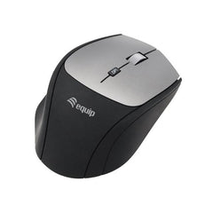 EQUIP - MOUSE ERGONOMICO WIRELESS 6-TASTI 2400dpi CON ADATTATORE DOPPIA CONNESSIONE (USB-C+A)