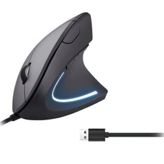 EQUIP - MOUSE OTTICO VERTICALE ERGONOMICO, 3600 DPI,