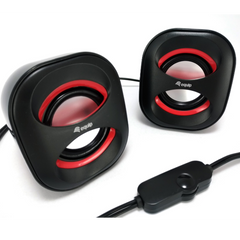 EQUIP – MINI USB SPEAKER 2.0, 6W, jack 3.5mm